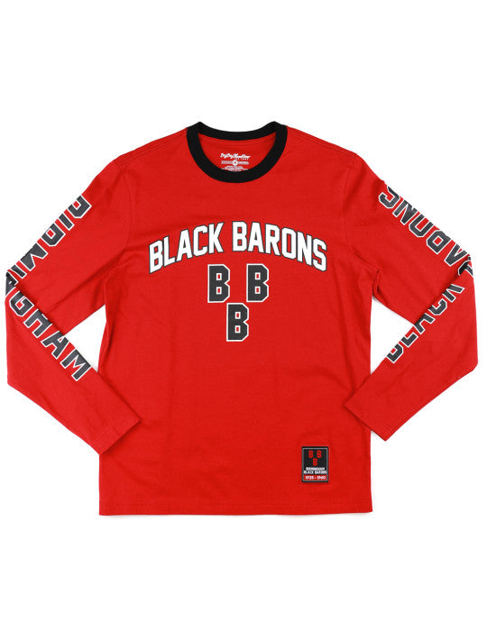 BIRMINGHAM BLACK BARONS LONG SLEEVE TEE