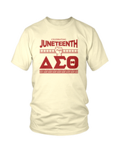 Load image into Gallery viewer, Delta Sigma Theta Juneteenth Cream  T-Shirt

