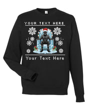 Load image into Gallery viewer, Black Panther Christmas Ugly Sweater
