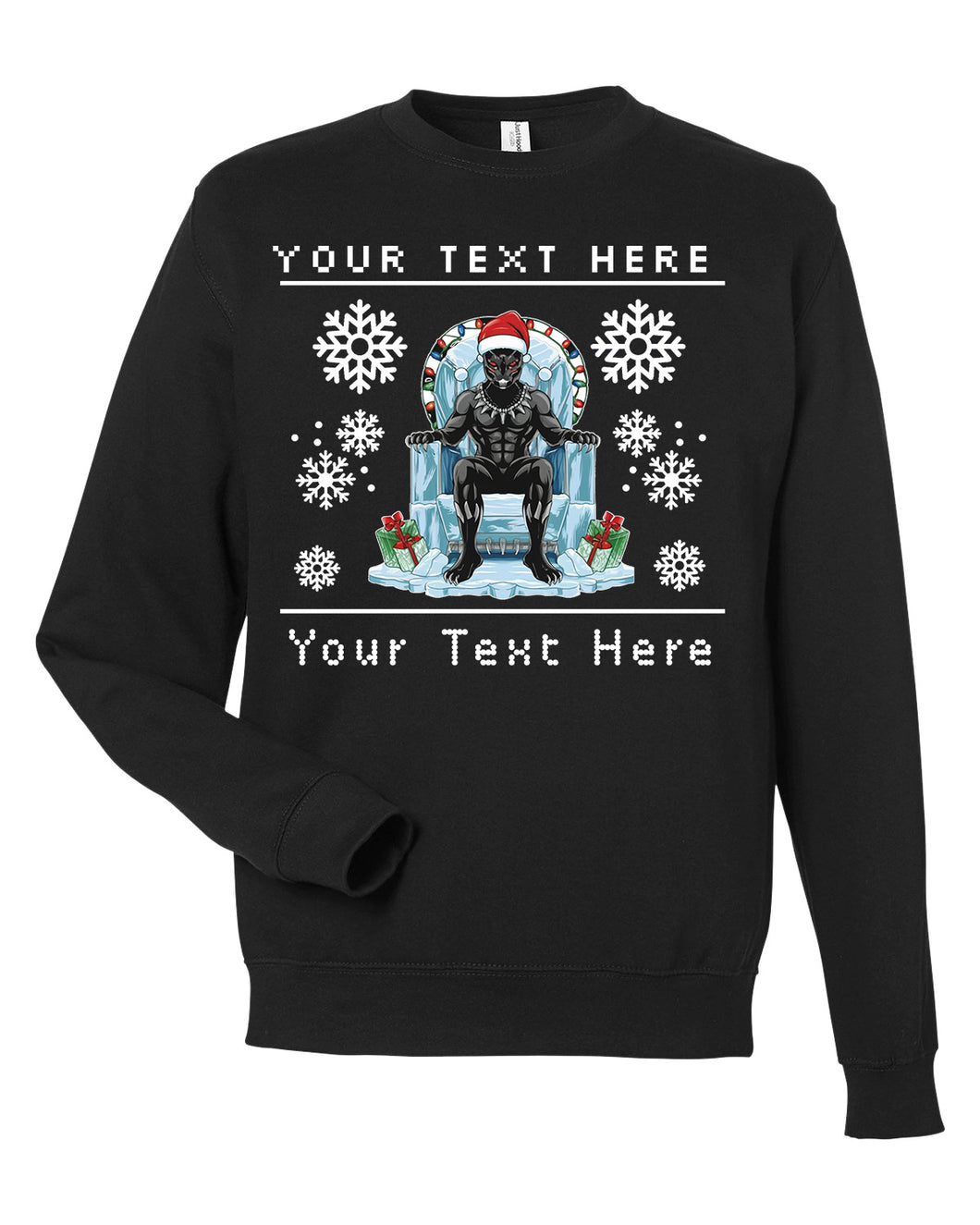 Black Panther Christmas Ugly Sweater
