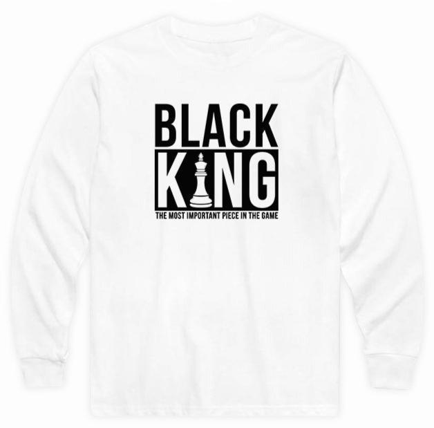 Black King Sweatshirt (White/Black)