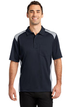 Load image into Gallery viewer, CornerStone ®  Select Snag-Proof Two Way Colorblock Pocket Polo. CS416
