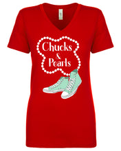 Load image into Gallery viewer, CHUCKS AND PEARLS 1.3 T-SHIRTS
