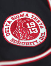 Load image into Gallery viewer, DELTA SIGMA THETA BASEBALL JERSEY_BLACK
