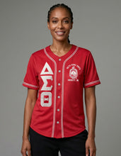 Load image into Gallery viewer, DELTA SIGMA THETA BASEBALL JERSEY_RED
