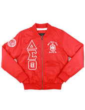 Load image into Gallery viewer, Delta Sigma Theta Bomber Jacket
