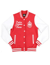 Load image into Gallery viewer, DETLA SIGMA THETA FLEECE JACKET
