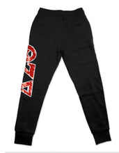 Load image into Gallery viewer, DELTA SIGMA THETA SEQUINS PATCH SWEATPANTS_BLACK
