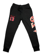 Load image into Gallery viewer, DELTA SIGMA THETA SEQUINS PATCH SWEATPANTS_BLACK
