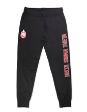 Load image into Gallery viewer, DELTA SIGMA THETA SEQUINS PATCH SWEATPANTS_BLACK
