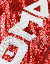 Load image into Gallery viewer, DST SEQUIN JACKET_RED
