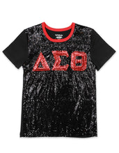 Load image into Gallery viewer, DST SEQUIN TEE_BLACK
