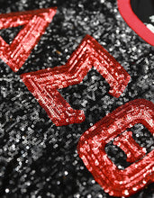 Load image into Gallery viewer, DST SEQUIN TEE_BLACK
