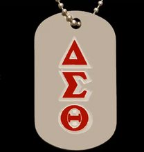 Load image into Gallery viewer, Delta Sigma Theta Double Sided Dog Tag
