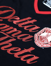 Load image into Gallery viewer, DST V-NECK TEE_BLACK
