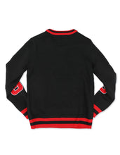 Load image into Gallery viewer, DST WOOL V-NECK SWEATER_BLACK
