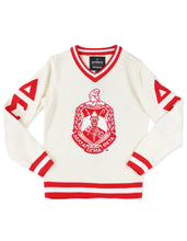 Load image into Gallery viewer, DST WOOL V-NECK SWEATER_IVORY
