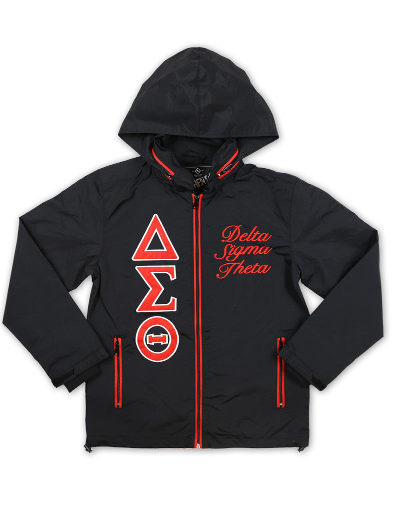 DELTA SIGMA THETA WINDBREAKER JACKET – Black Collection Apparel