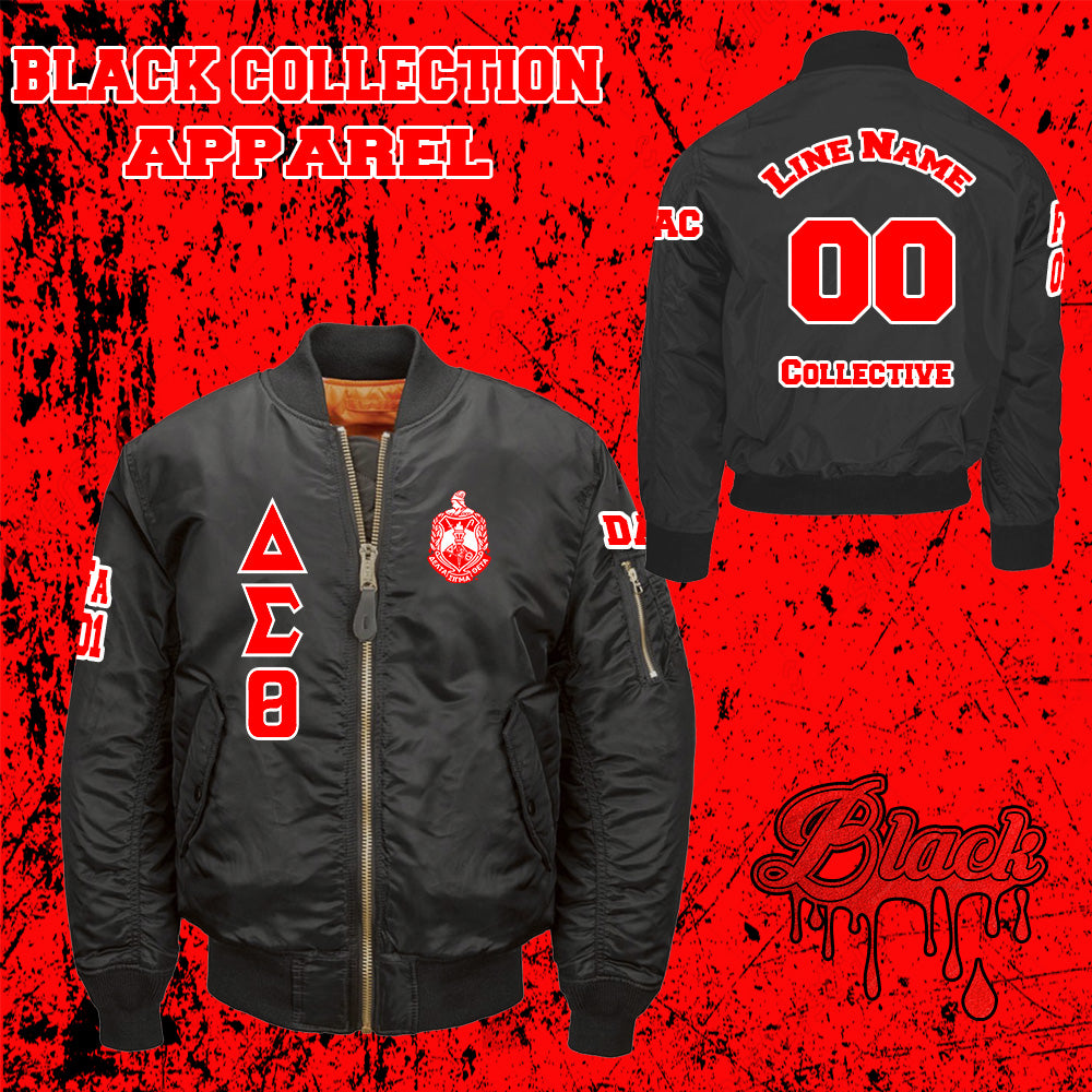 Delta Sigma Theta Flight Jacket Customization