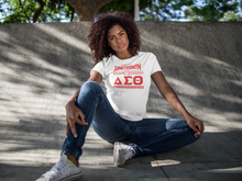 Load image into Gallery viewer, Delta Sigma Theta Juneteenth White T-Shirt
