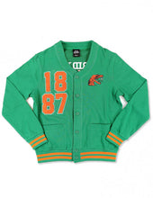 Load image into Gallery viewer, FLORIDA A&amp;M MEN&#39;S CARDIGAN (GREEN)

