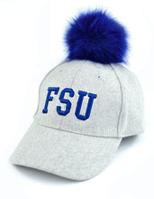 Load image into Gallery viewer, FAYETTEVILLE STATE POMPOM CAP

