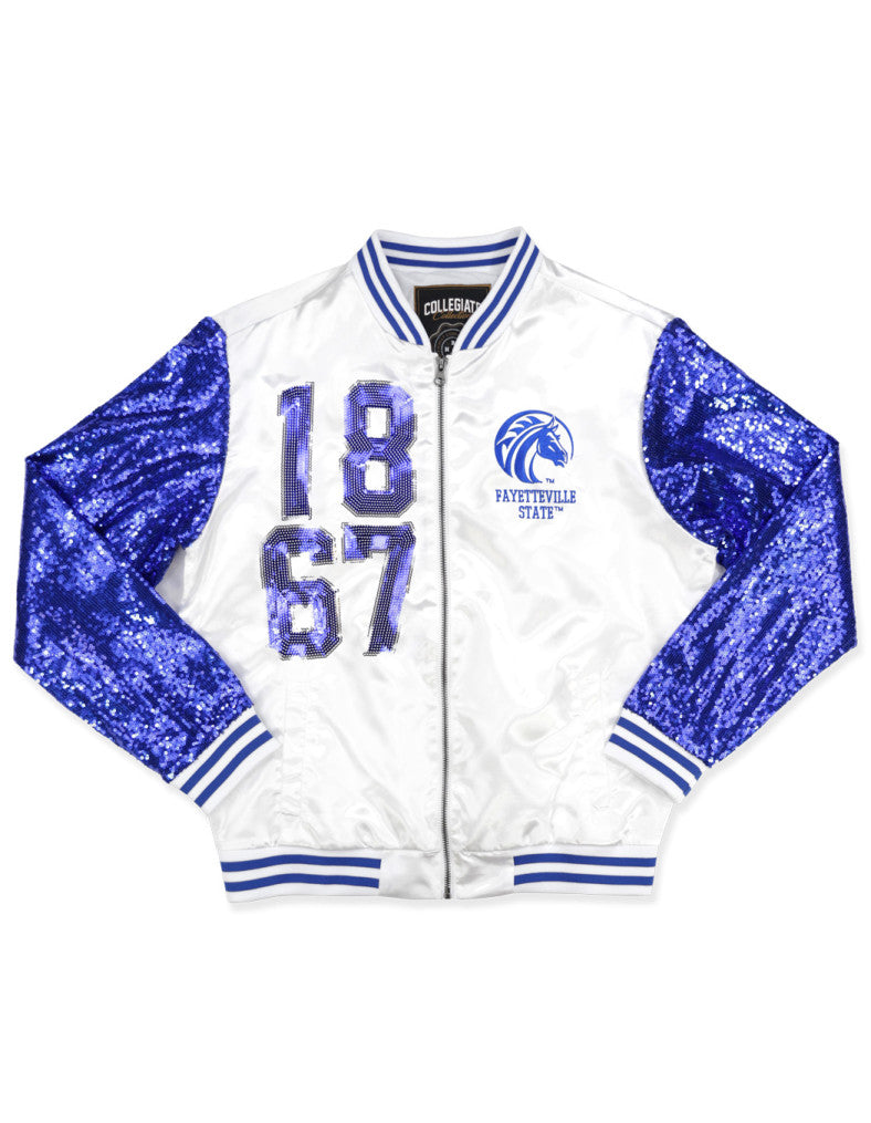FAYETTEVILLE STATE SATIN JACKET