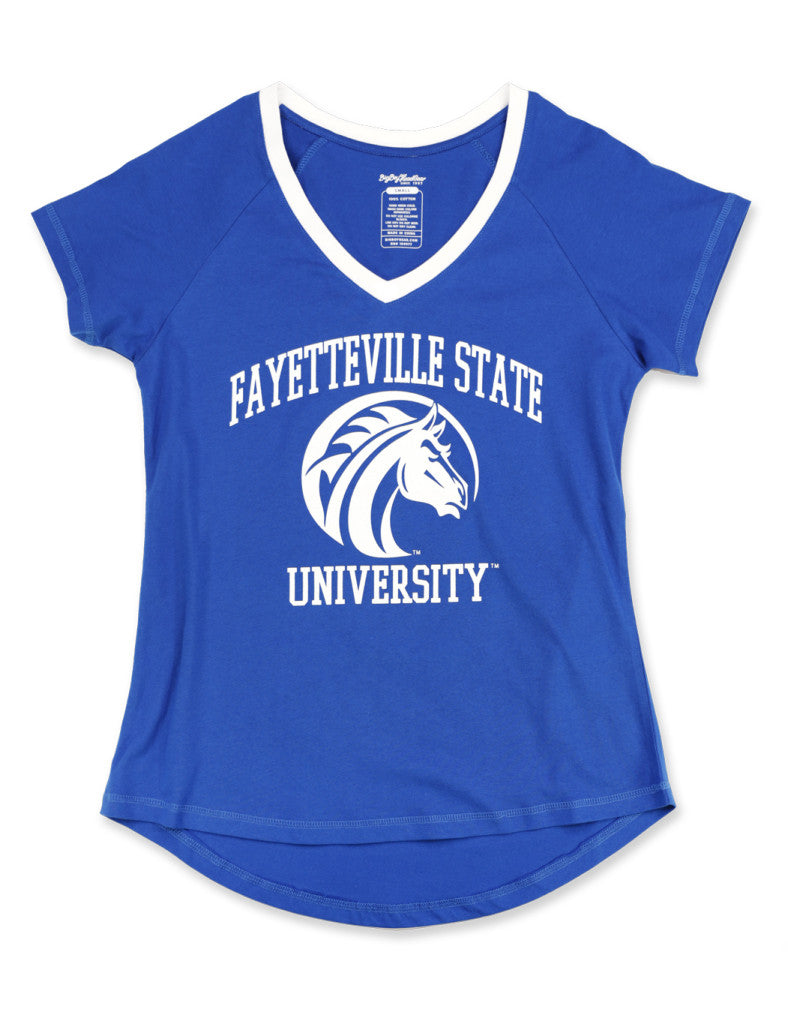 FAYETTEVILLE STATE V-NECK TEE