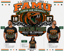 Load image into Gallery viewer, Florida A&amp;M University Juneteenth T-shirt
