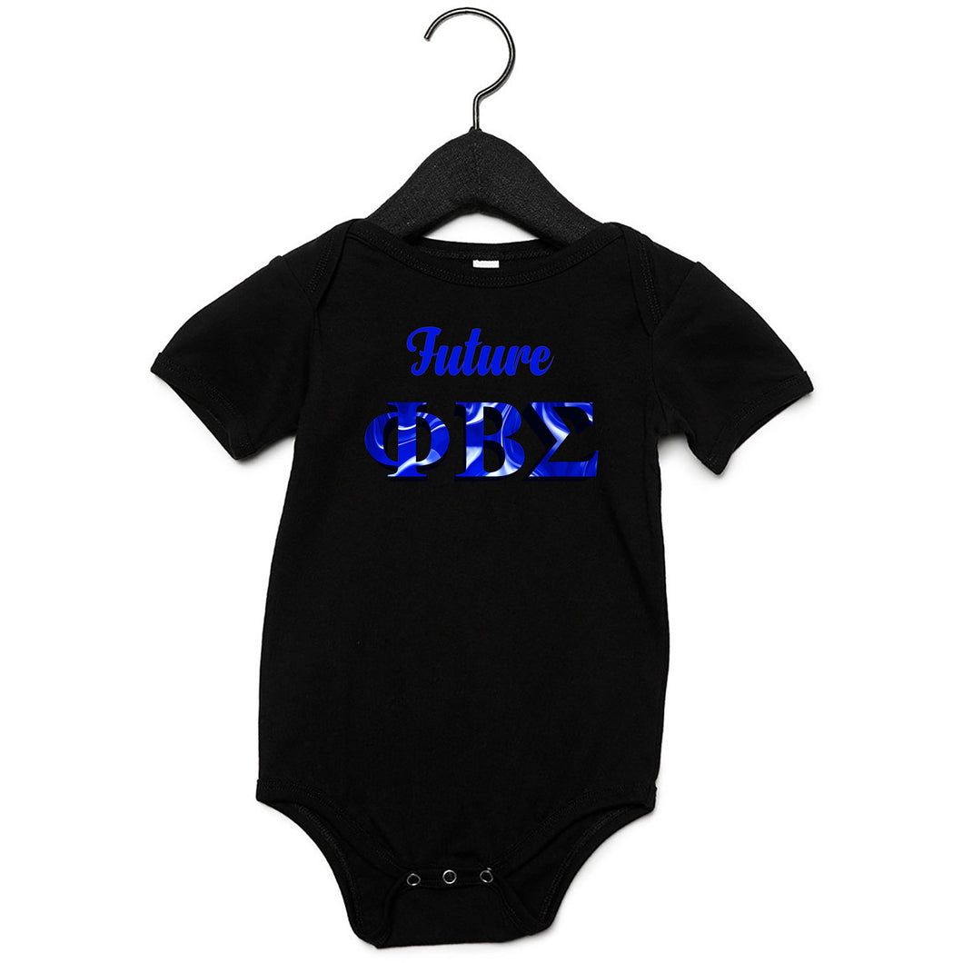 Future Phi Beta Sigma 3D Black Onesie