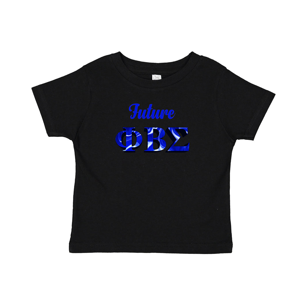 Future Phi Beta Sigma 3D Black Toddler T-shirt