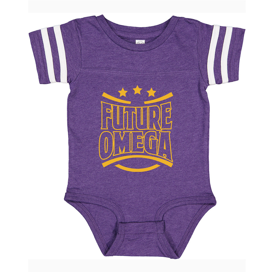 Future Omega Purple Infant Football Bodysuit