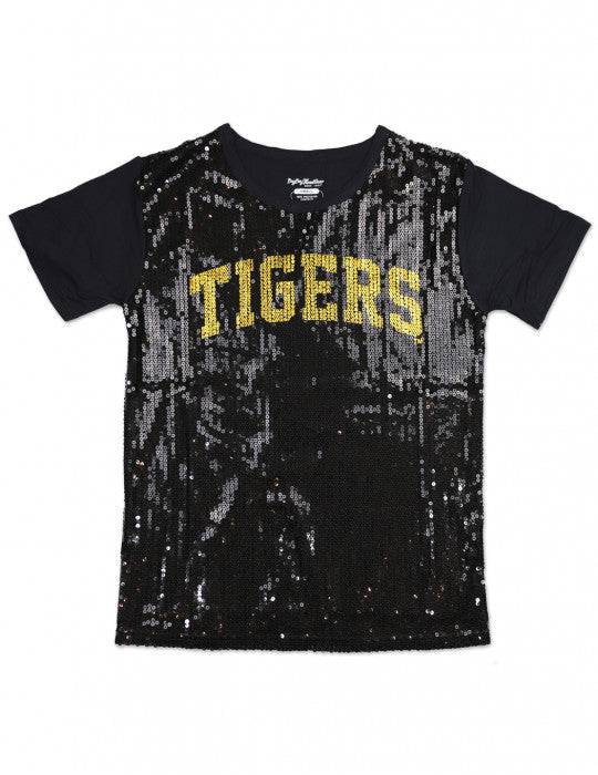 GRAMBLING STATE SEQUIN TEE TIGERS