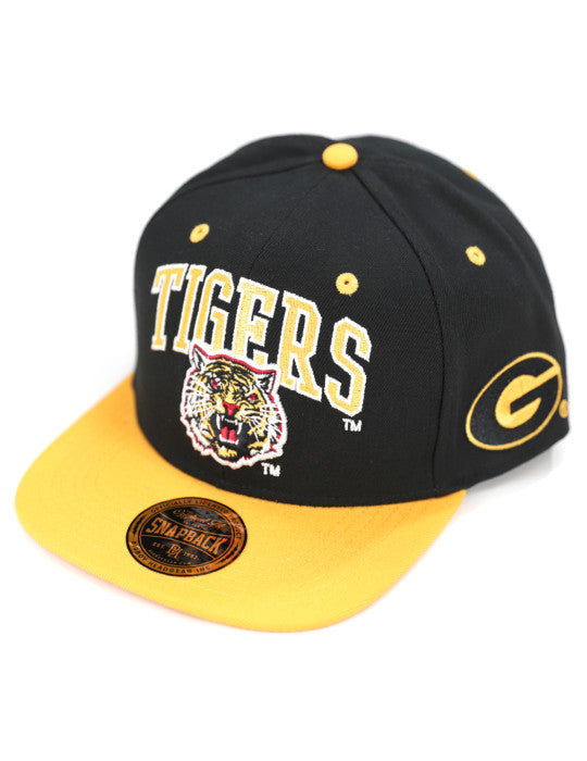 GRAMBLING STATE SNAPBACK TIGER EMBROIDERY