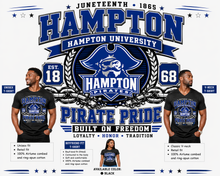 Load image into Gallery viewer, Hampton University Juneteenth T-shirt
