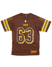 Load image into Gallery viewer, IOTA PHI THETA FOOTBALL JERSEY TEE
