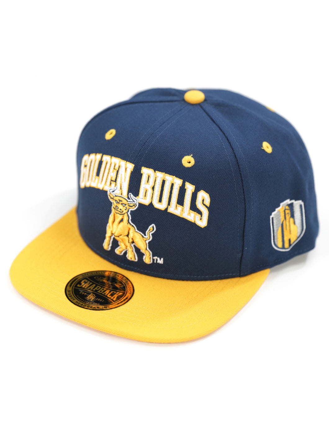 JOHNSON C. SMITH UNIVERSITY JCSU GOLDEN BULLS SNAPBACK CAP