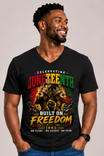 Cargar imagen en el visor de la galería, Juneteenth Built On Freedom T-Shirt
