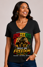 Cargar imagen en el visor de la galería, Juneteenth Built On Freedom T-Shirt
