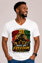 Cargar imagen en el visor de la galería, Juneteenth Built On Freedom T-Shirt
