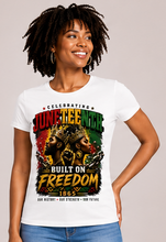 Cargar imagen en el visor de la galería, Juneteenth Built On Freedom T-Shirt
