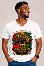 Cargar imagen en el visor de la galería, Juneteenth Culture Built This T-Shirt
