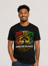Cargar imagen en el visor de la galería, Juneteenth Embracing Our Present T-Shirt

