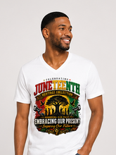 Cargar imagen en el visor de la galería, Juneteenth Embracing Our Present T-Shirt
