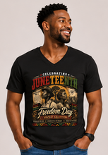 Cargar imagen en el visor de la galería, Juneteenth Freedom Day T-Shirt

