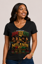 Cargar imagen en el visor de la galería, Juneteenth Melanin Pride T-Shirt
