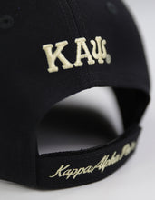 Load image into Gallery viewer, KAP LETTER BALL CAP_BLACK
