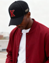 Load image into Gallery viewer, KAP LETTER BALL CAP_BLACK
