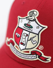 Load image into Gallery viewer, KAP CREST BALL CAP_CRIMSON
