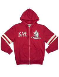 KAPPA ALPHA PSI Letters-Shield Zip Up Hoodie